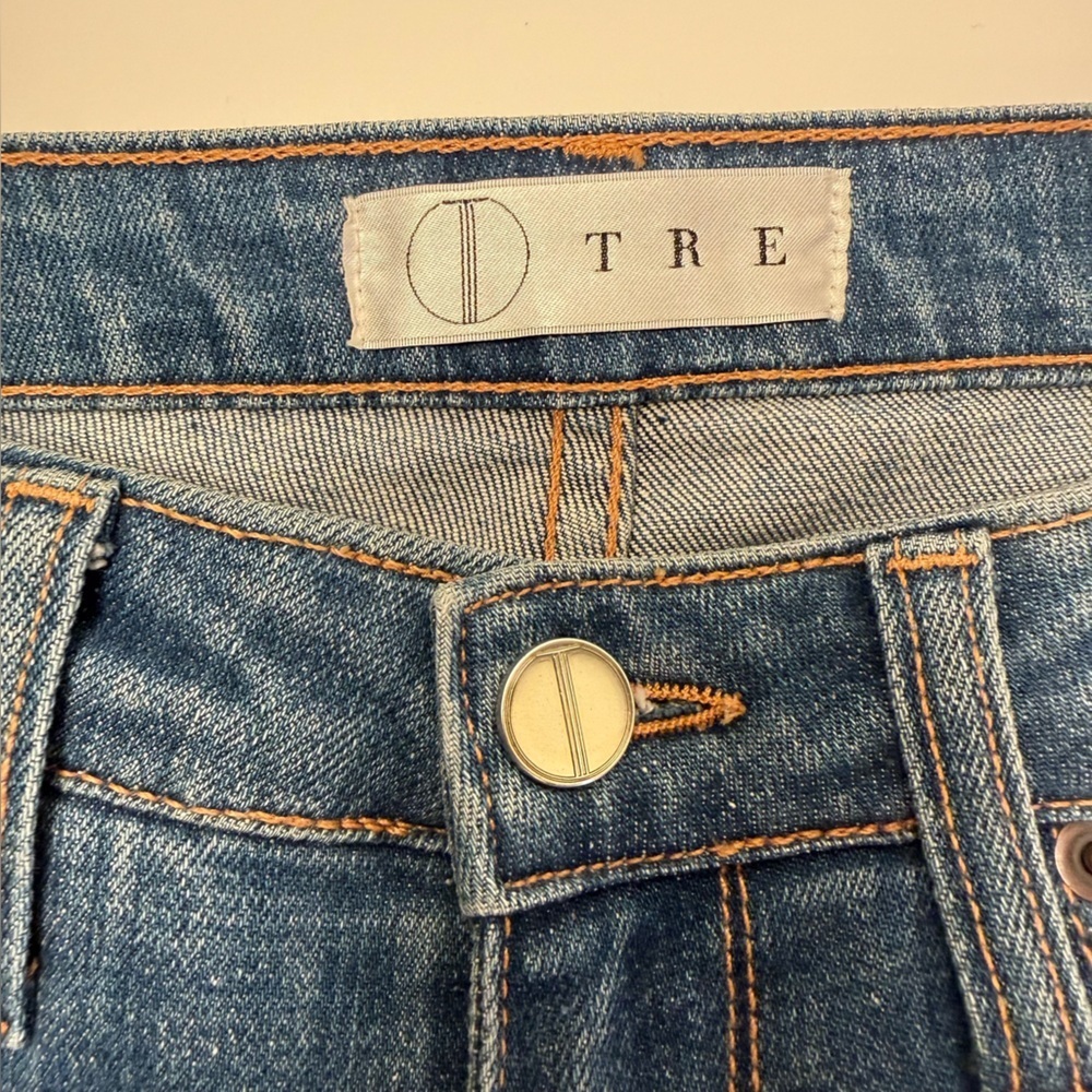 Tre By Natalie Ratabesi The Cher Wide-leg Jeans Flare Indigo Size 30 Streetwear - Picture 13 of 15